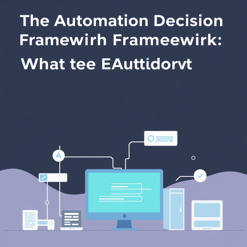 Automation Decision Framework Ai Featured