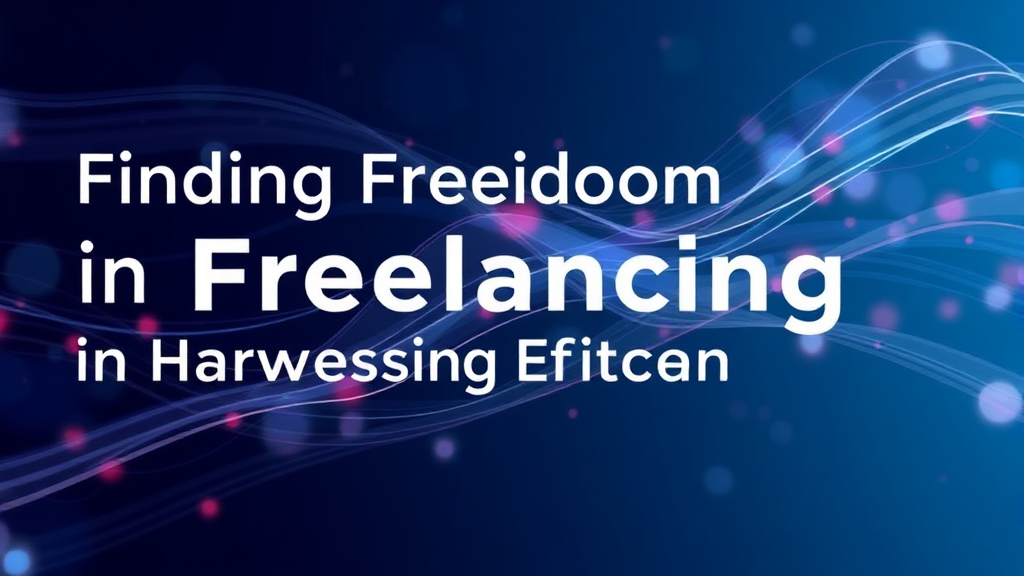 Finding Freedom In Freelancing